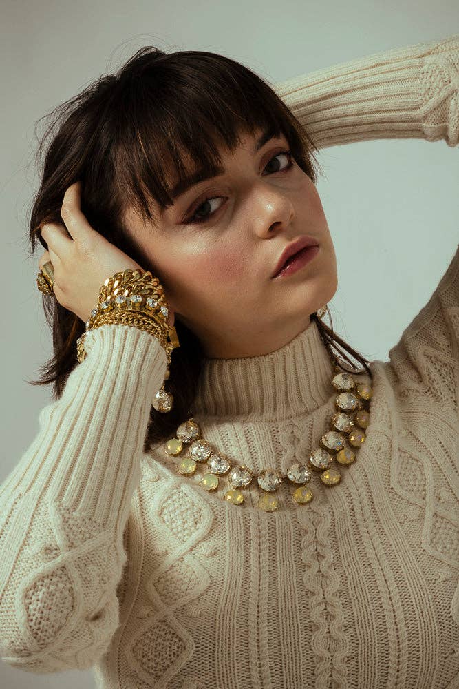 TOVA - Wholesale Cuff Bracelet - Keira Cuff in Champagnes6