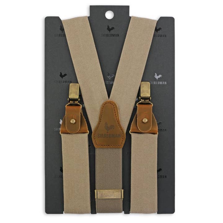 Sir Redman WORK Braces - Taupe and other Purchase Wholesale bracere. Free Returns & Net 60 Terms on Faire trending on Faire.
