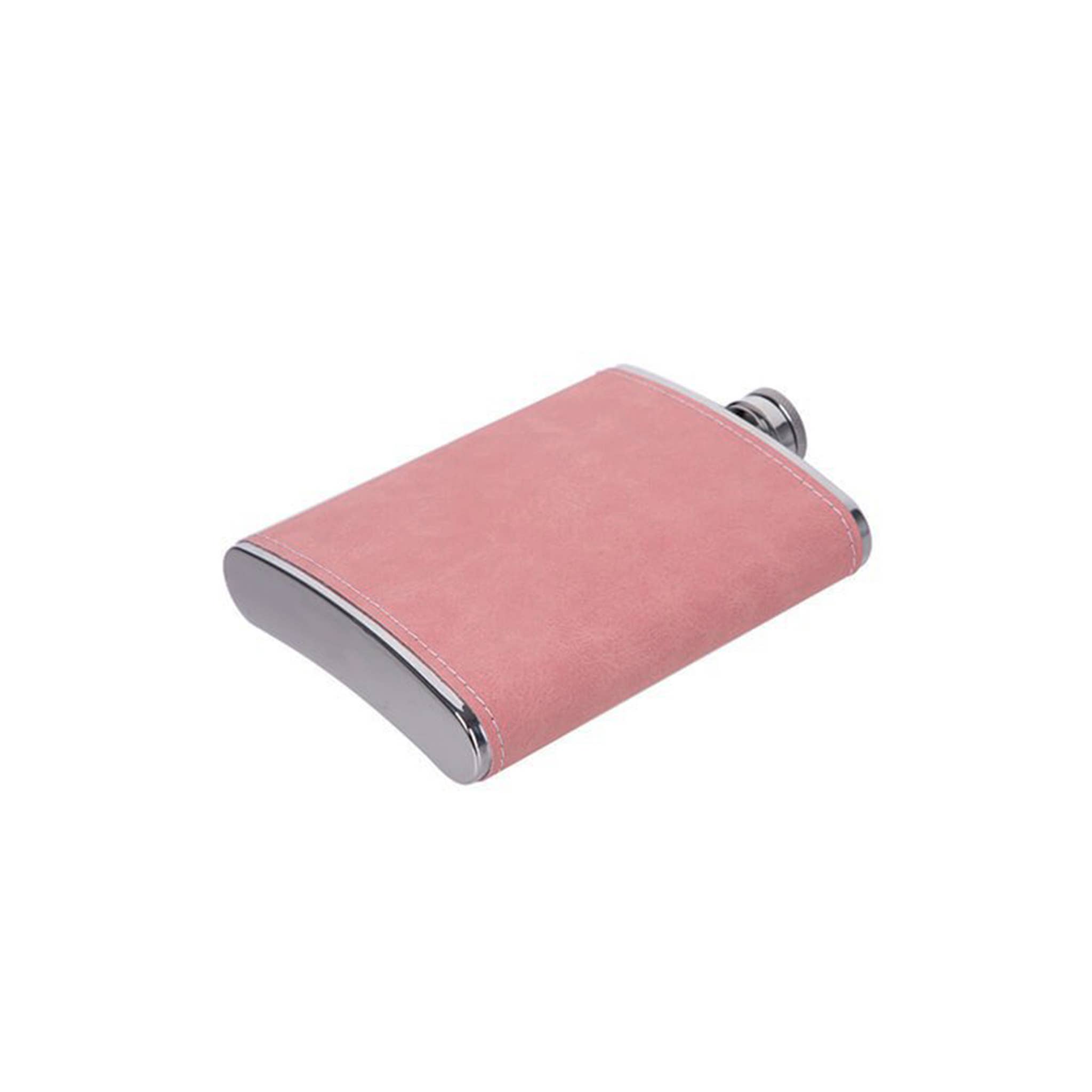 Creative Gifts International Inc. - Wholesale Flask - Leatherette Flask, Pink 8 Oz2