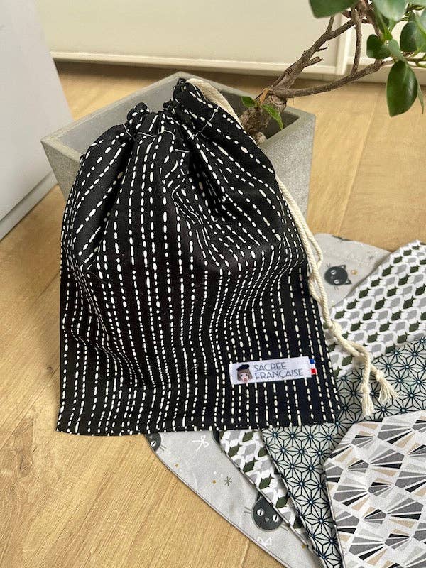 Set mit 5 wiederverwendbaren Beuteln für den Großhandel von Sacrée Française