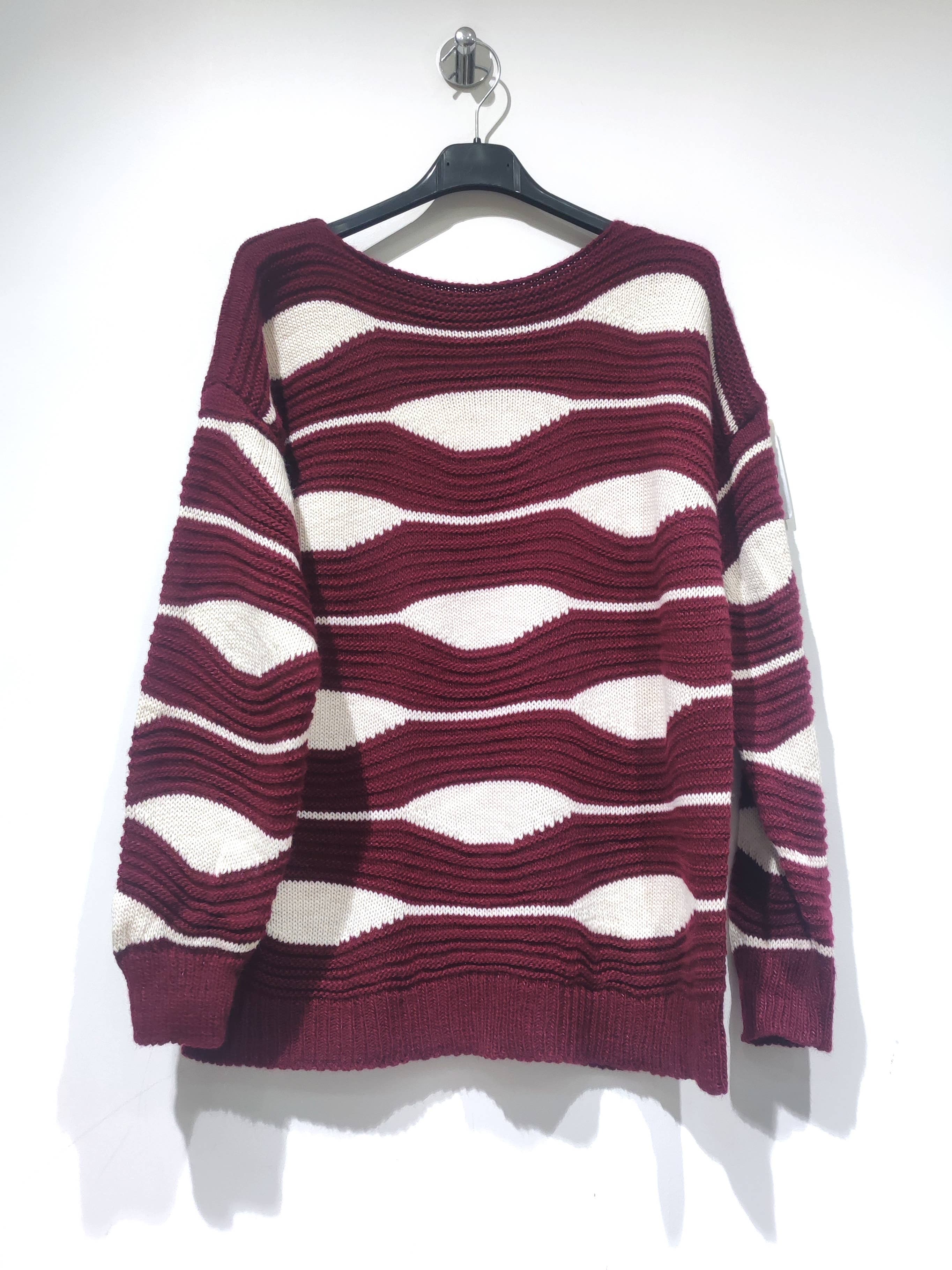 Pomelo paris - Wholesale Knit Sweater - Women's - ROMA Waves Geometry13