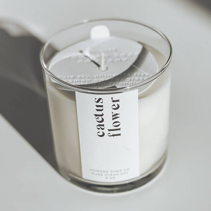 Soy Candle - Fiore di cactus per la vendita all'ingrosso da parte di Howard Soap Company