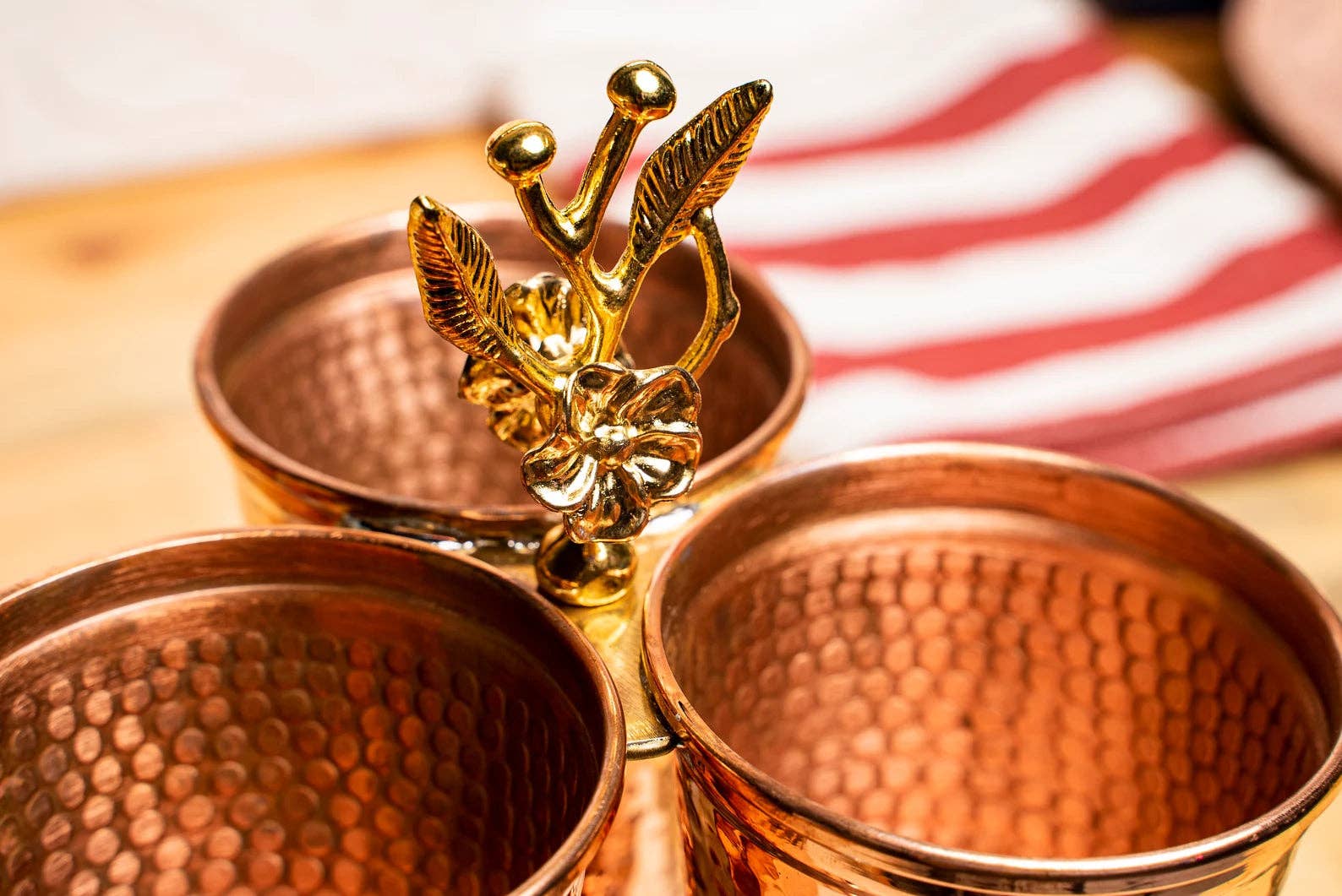 ALFIQ Copper – wholesale Spoon rest – Handmade Copper Cutlery Holder | Handmade Copper Dinner Table Organizer Decor5