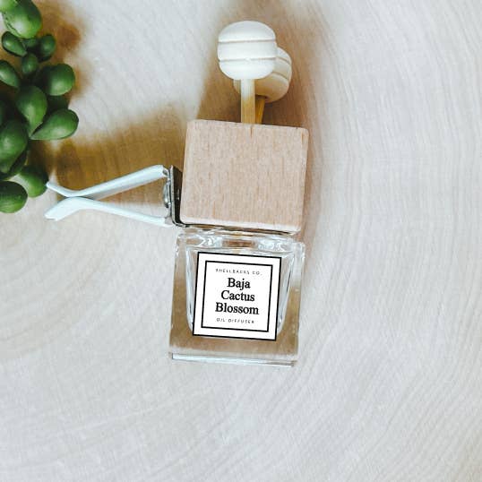 Prairie Chicken Sticker Shop & Gifts - Wholesale Car Freshener - Unisex - Baja Cactus Blossom Hanging Car Freshener Diffuser4