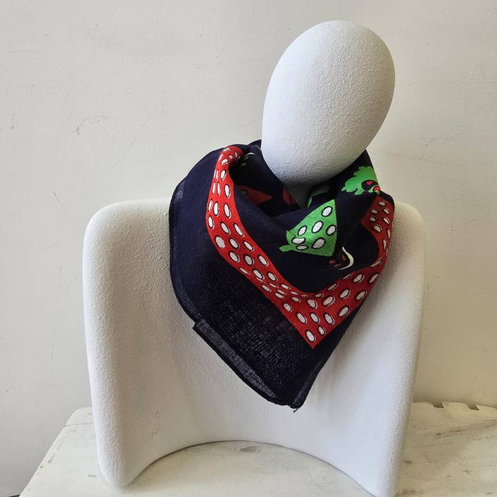 Nola by bijusol - Wholesale Scarf - Women's - 55 cm x 55 Square Scarves/Bandana Cotton 5