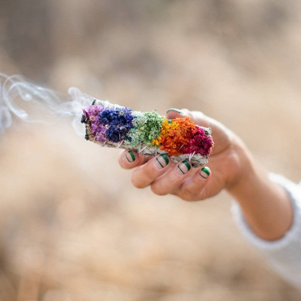 Earths Elements Wholesale - Vente Bâton de sauge - Ensemble Sage - Chakra 4"1