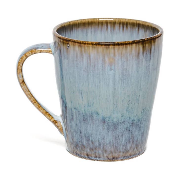 Mug bleu Alegria, grand pour la vente par Keramik Liebe