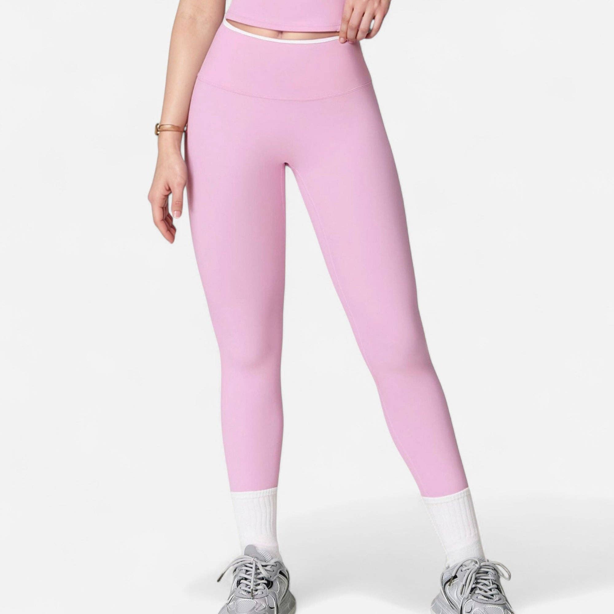 Active by Anna-Kaci - Wholesale Athletic/Lounge Leggings - Women's - High Waist Seamless Leggings with Tummy Control and Sculptin19