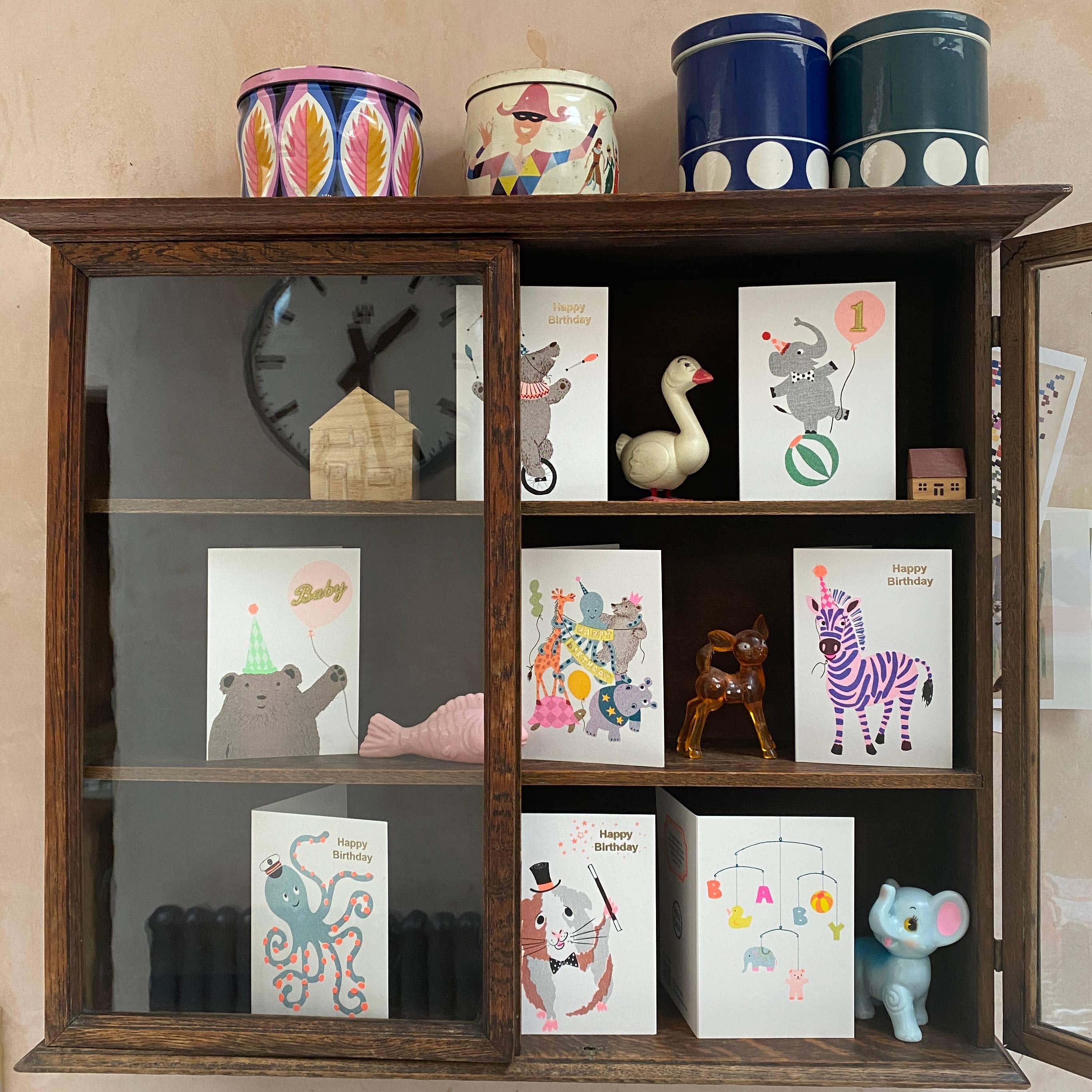 Petra Boase Ltd (US Duties Paid) - Vendita all'ingrosso Biglietti di auguri - Biglietti Confetti Pets — Confezione da 6 — Happy Birthday Pets1