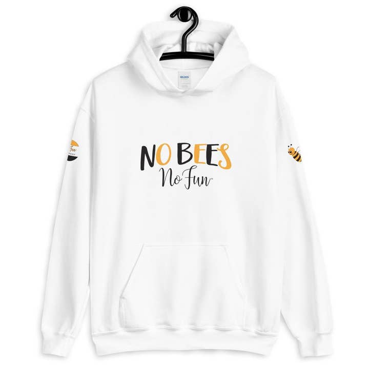 Inga bin ingen rolig, stil, huvtröja, vit för wholesale av No Fun Company