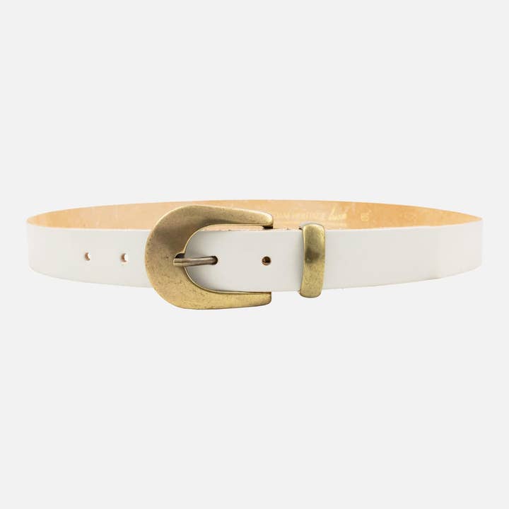 Amsterdam Heritage Leather Belts, Bags, Jackets & Apparel - Vente Ceinture – femme - FABRIQUÉ SUR COMMANDE Annie | Ceinture fine en cuir avec boucle dorée pour femme28