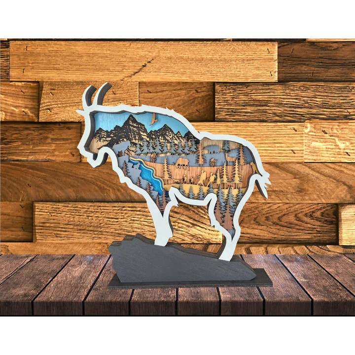 Mountain Goat for wholesale by RJS Engraving & Design