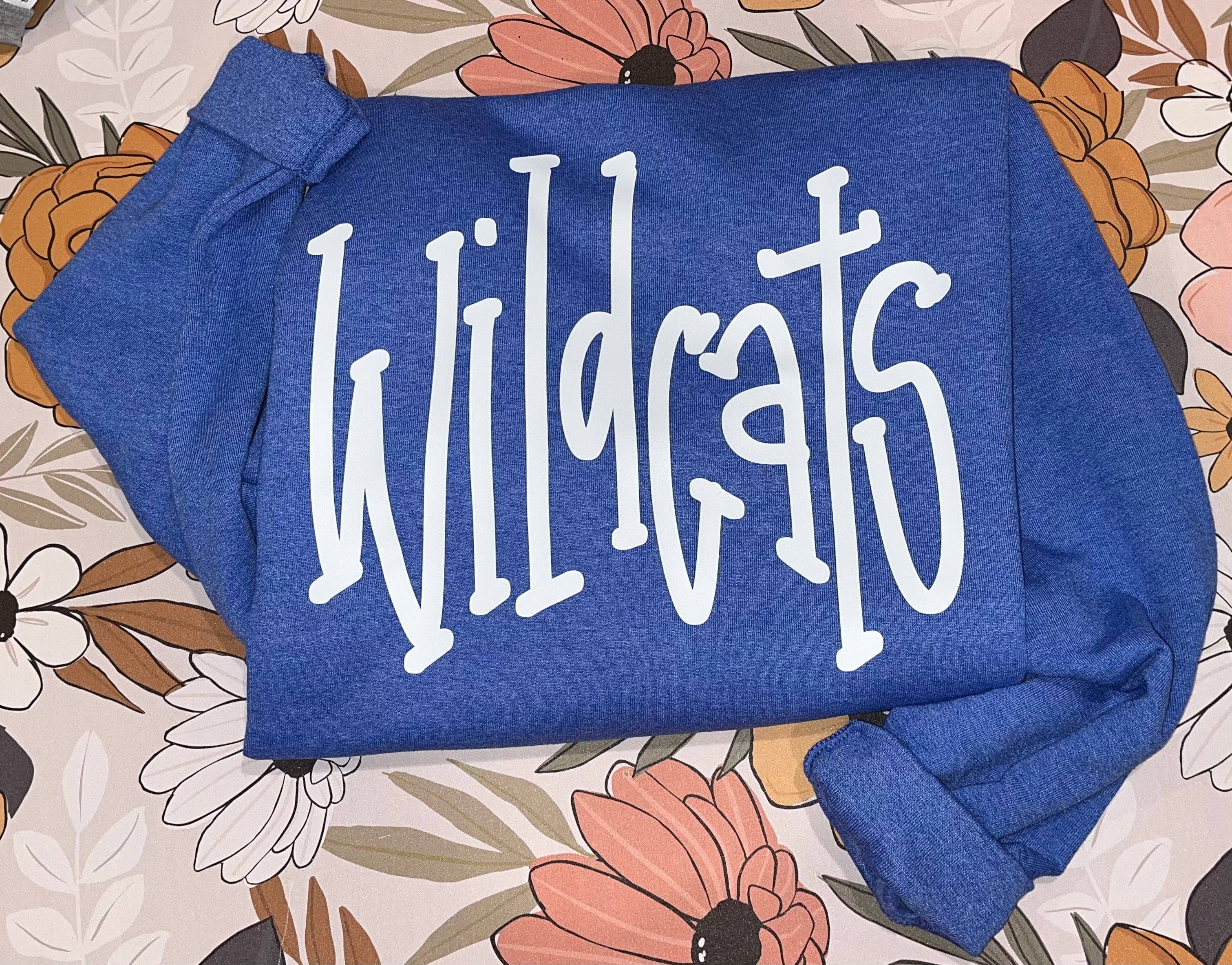 Grey&Co - Wholesale Graphic Sweatshirt - Women's - Wildcats Doodle Sweatshirt5
