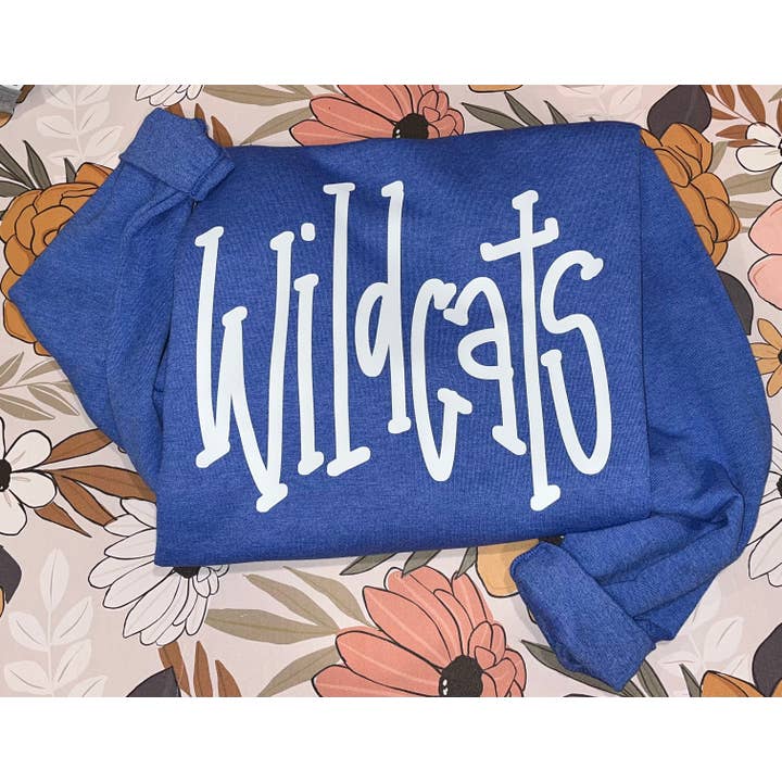 Grey&Co - Wholesale Graphic Sweatshirt - Women's - Wildcats Doodle Sweatshirt2