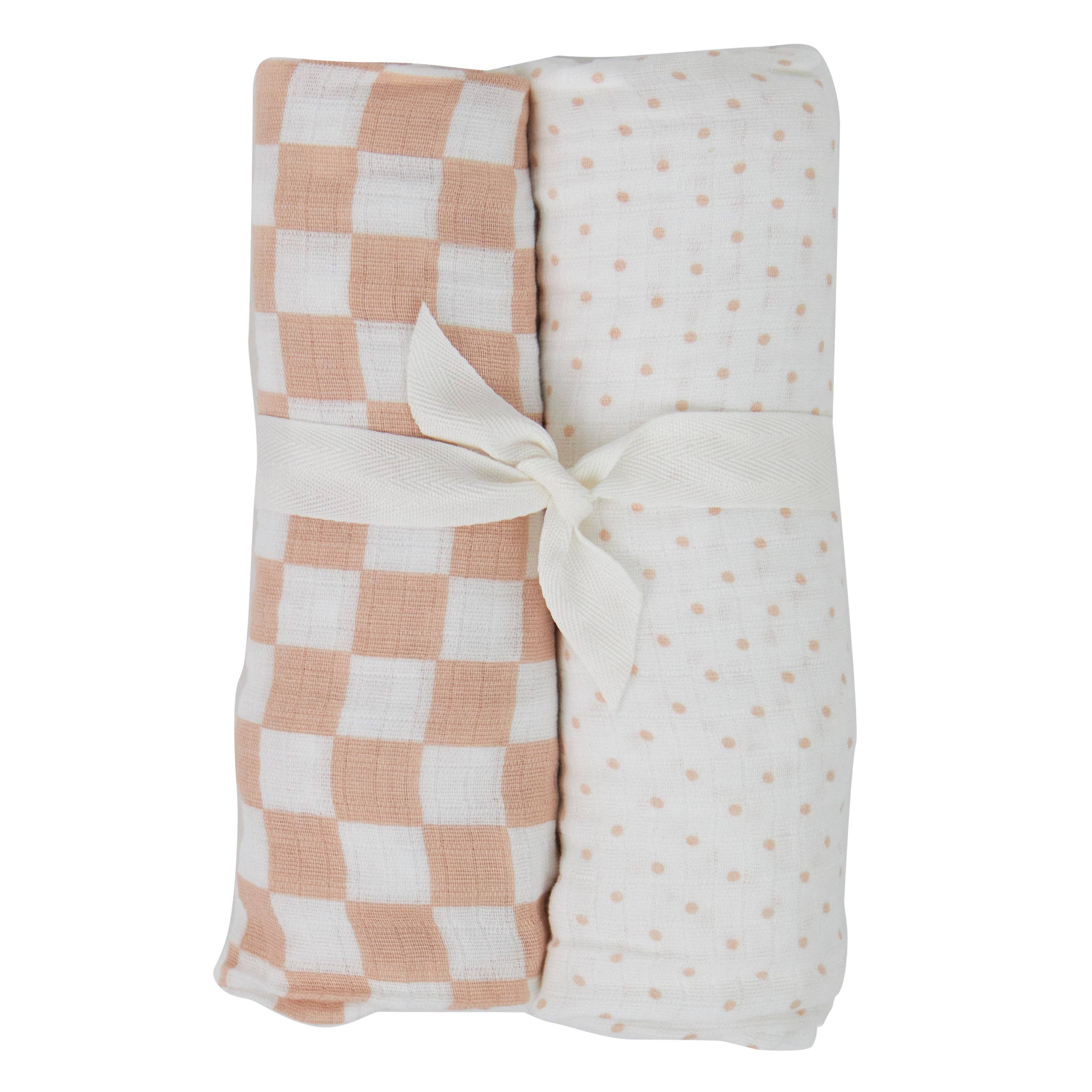 Cutie Pie Baby – Engroshandel Svøb - Baby – Chickpea Love Swaddle Babytæppe 100% muslin bomuld Baby Girl Gavepakke2