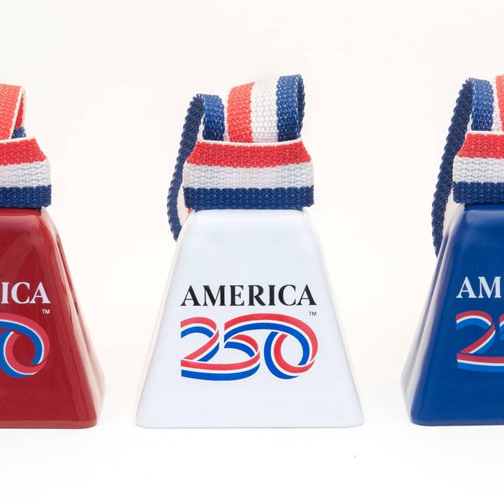 AMERICA 250 Cowbell 3-Pack for wholesale by Bevin Bells