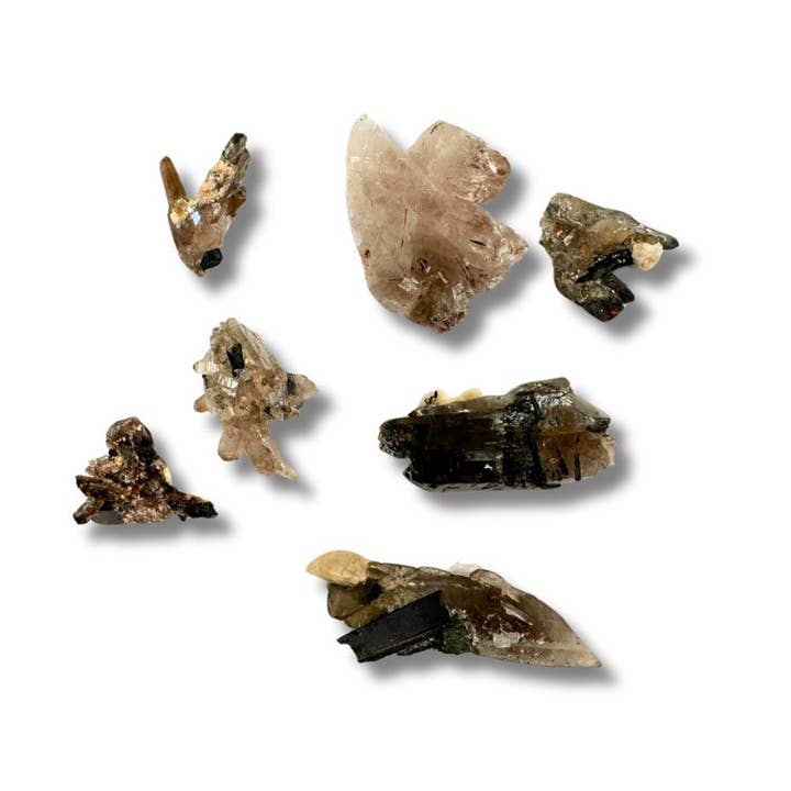 Crystal Magick Wholesale Ltd - Wholesale Spiritual Stone/Crystal - Smokey Quartz/ Aergine Specimen