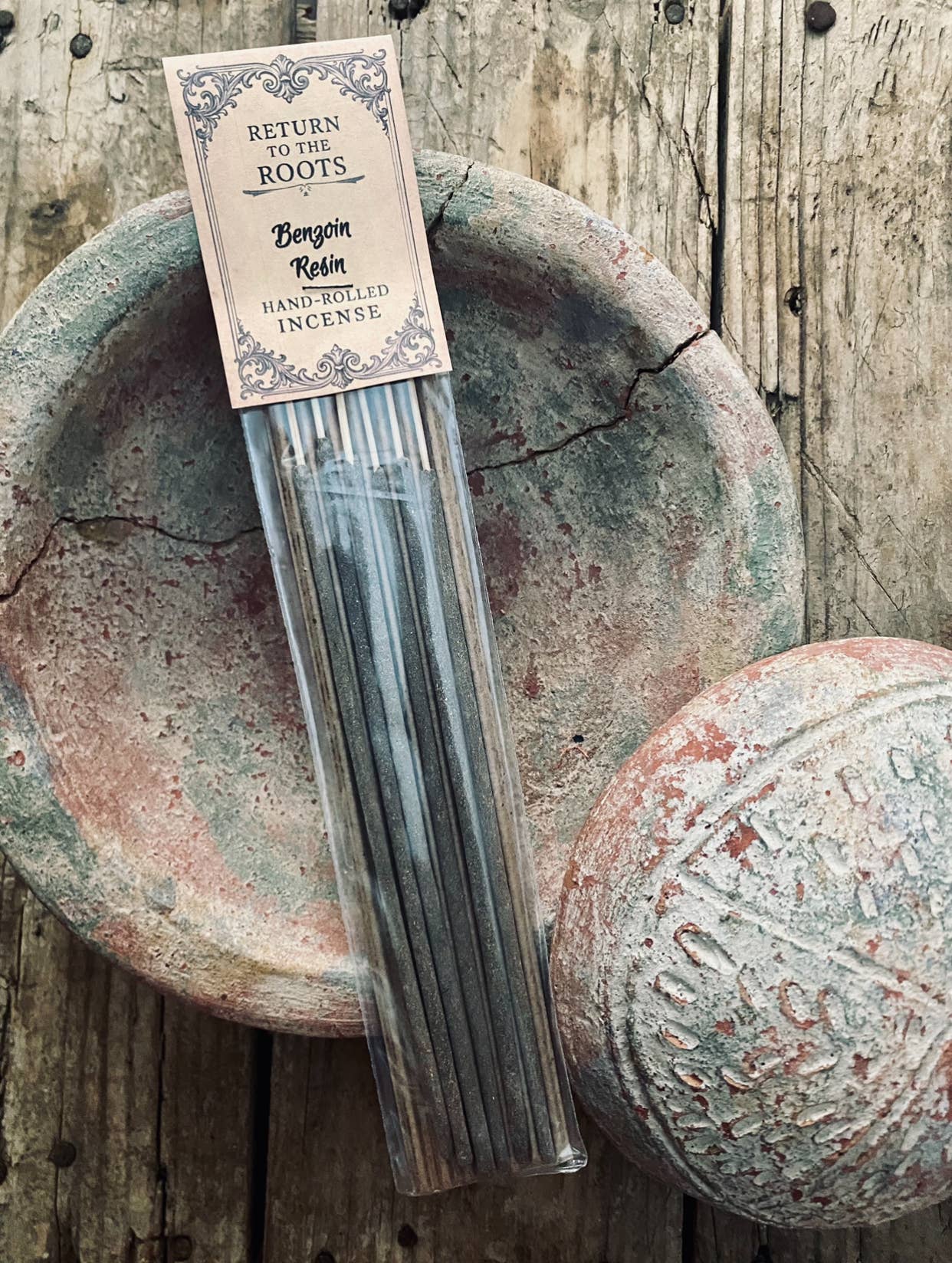 ReturnToTheRoots - Wholesale Incense - BENZOIN Hand-Rolled Artisan Resin Incense 6 Pack6