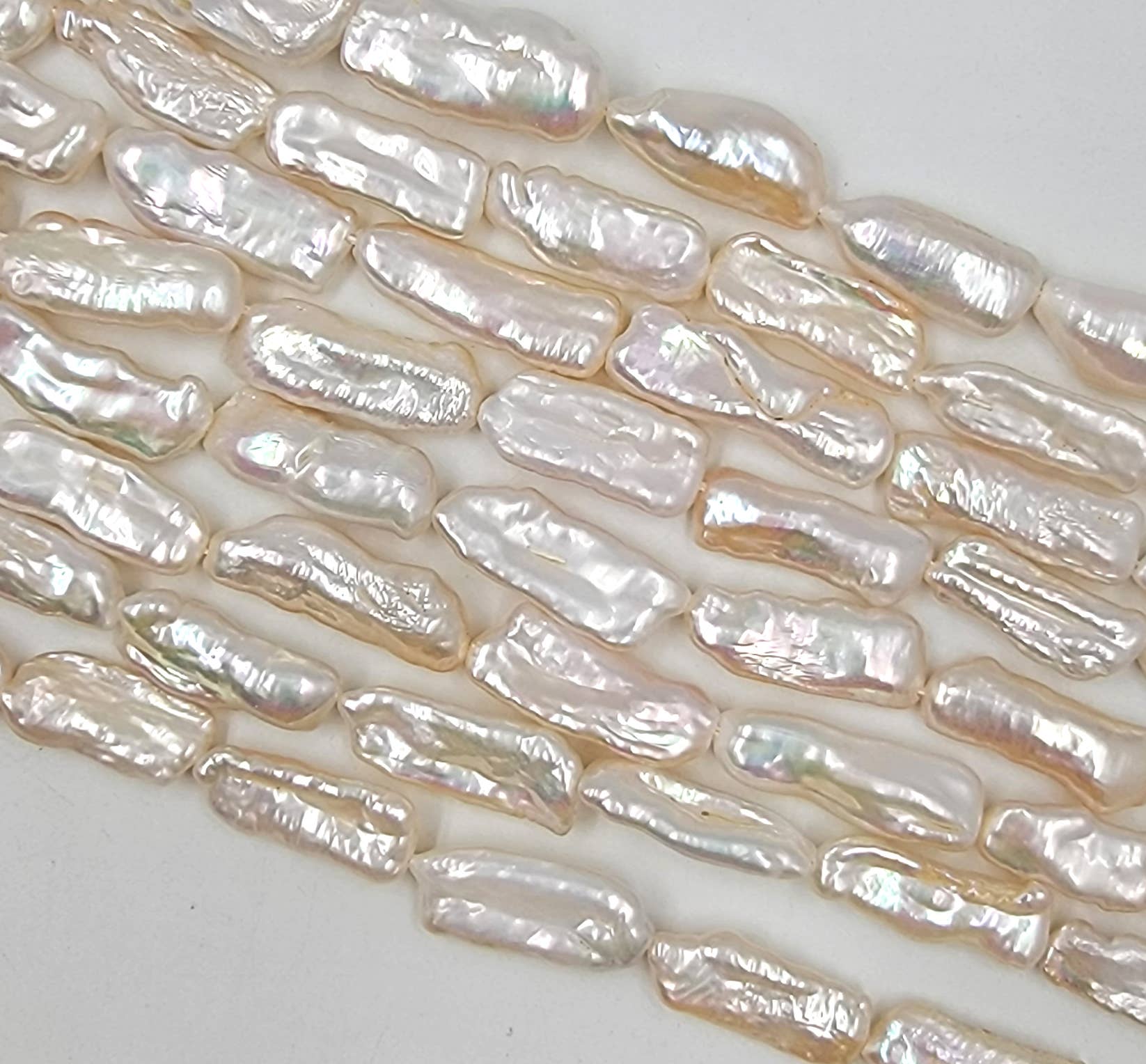 Beads Creation - Wholesale Beads - White Cream Freshwater Pearl Nugget Beads 5/10pcs PRP7241