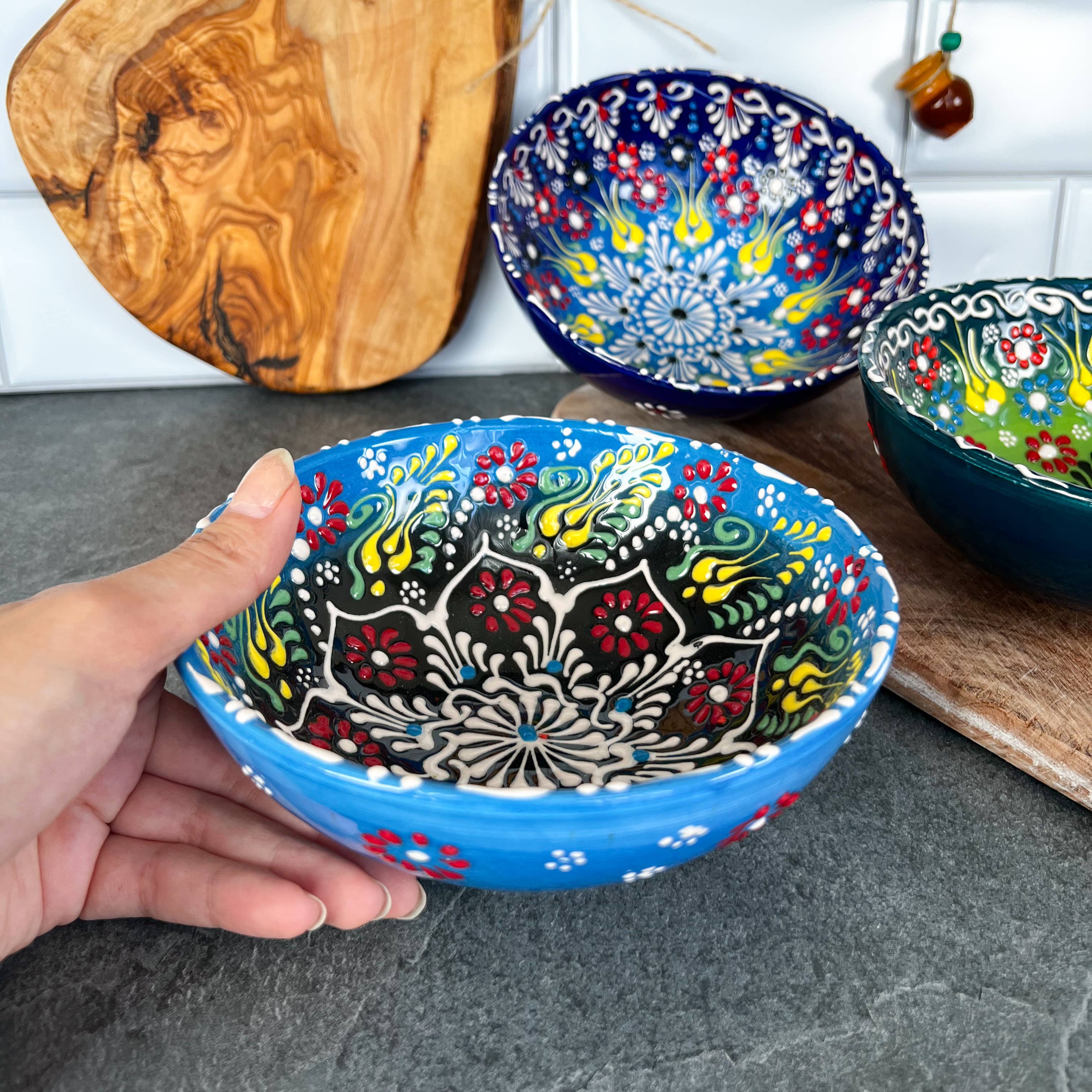 Umays Boho - Wholesale Bowl - Large Handmade Bowls, Decorative Bowls, Boho Kitchen Decor5