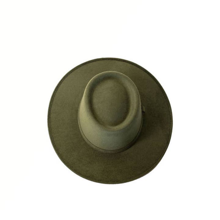 The Modern Cactus Co - Wholesale Fedora - Unisex - Vegan Suede Crown Top Hats