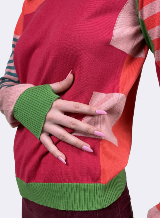 Lo Neel - Wholesale Knit Sweater - Women's - Céline Sunset Jumper2