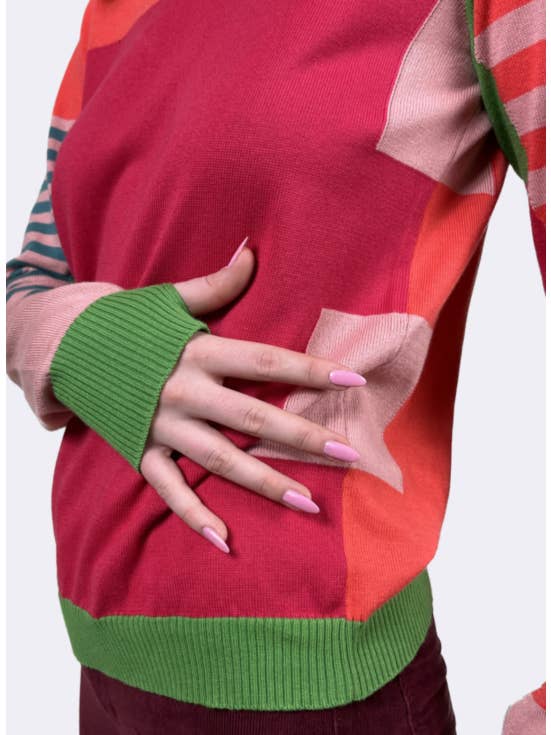 Lo Neel - Wholesale Knit Sweater - Women's - Céline Sunset Jumper2