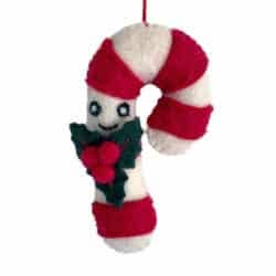 Bastoncino di zucchero con agrifoglio per la vendita all'ingrosso da parte di Santa and friends