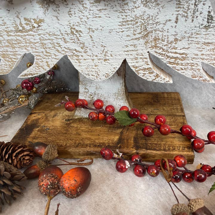 My Amigos Imports – Großhandel Weihnachtsschmuck – Vail Weihnachtsbaum-Holz-Handgefertigt-14x6x22H-Weiß