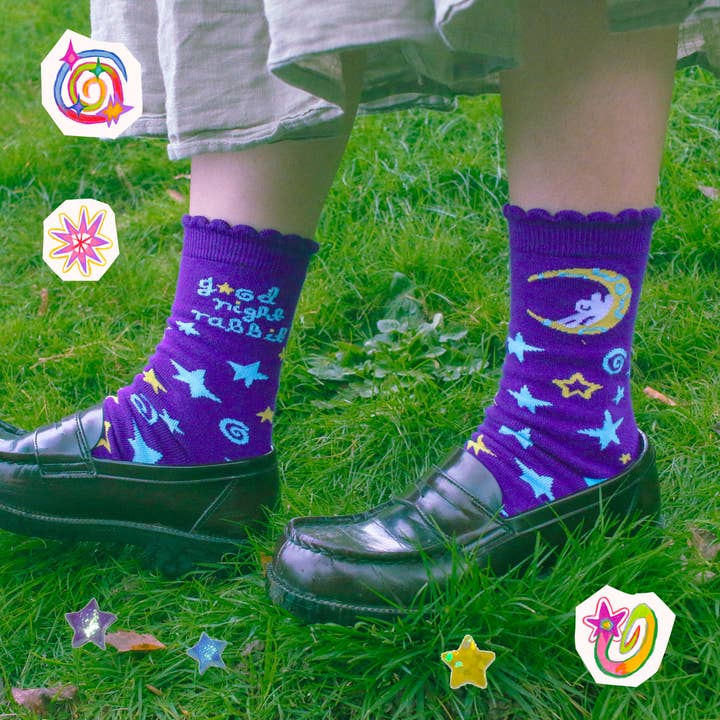 Odd Rabbits - Wholesale Socks - Women's - 'Goodnight Rabbit' Socks1