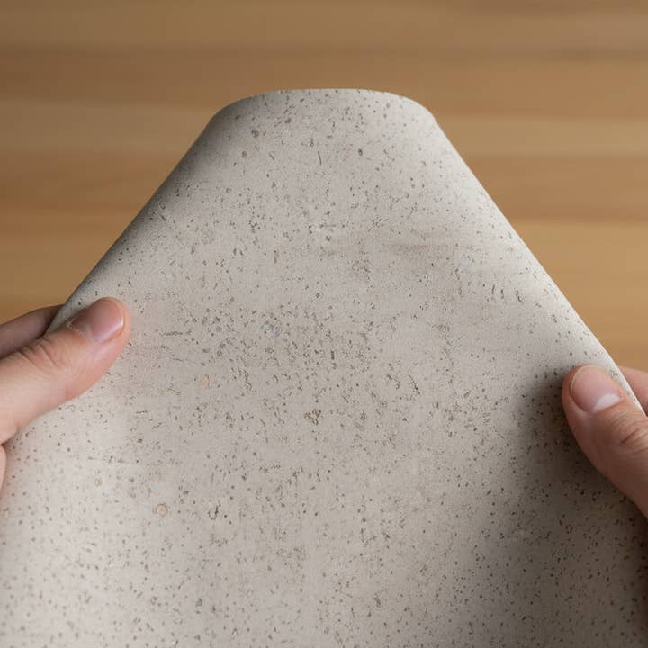 Natural White Raw Ivory Cork Fabric 13x19in 33x48cm for wholesale by Craft House PT