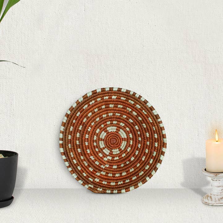 ArtisanalEmporiumLLC - Wholesale Basket - Handwoven Bowl Basket - Southwestern Basket - 8 inch dia2