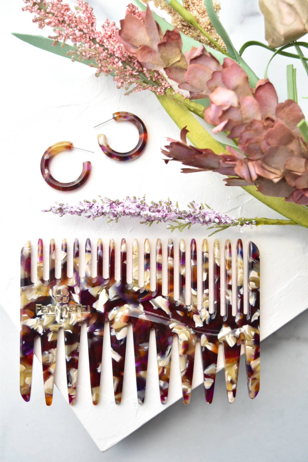 Fenna&Fei - Wholesale Hoop Earrings - Ultra Mini Hoop Collection | Small Italian Acetate Hoops 3