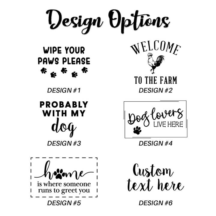 Personalized By Kate - Wholesale Door Mat - Pet Welcome Mat