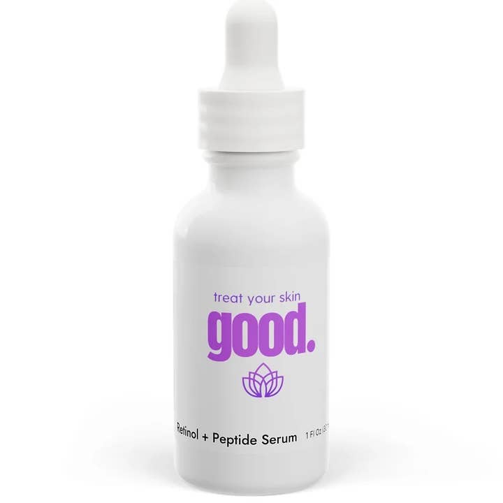 Retinol och peptid ansiktsserum för wholesale av GOOD. Vegan Skin Care