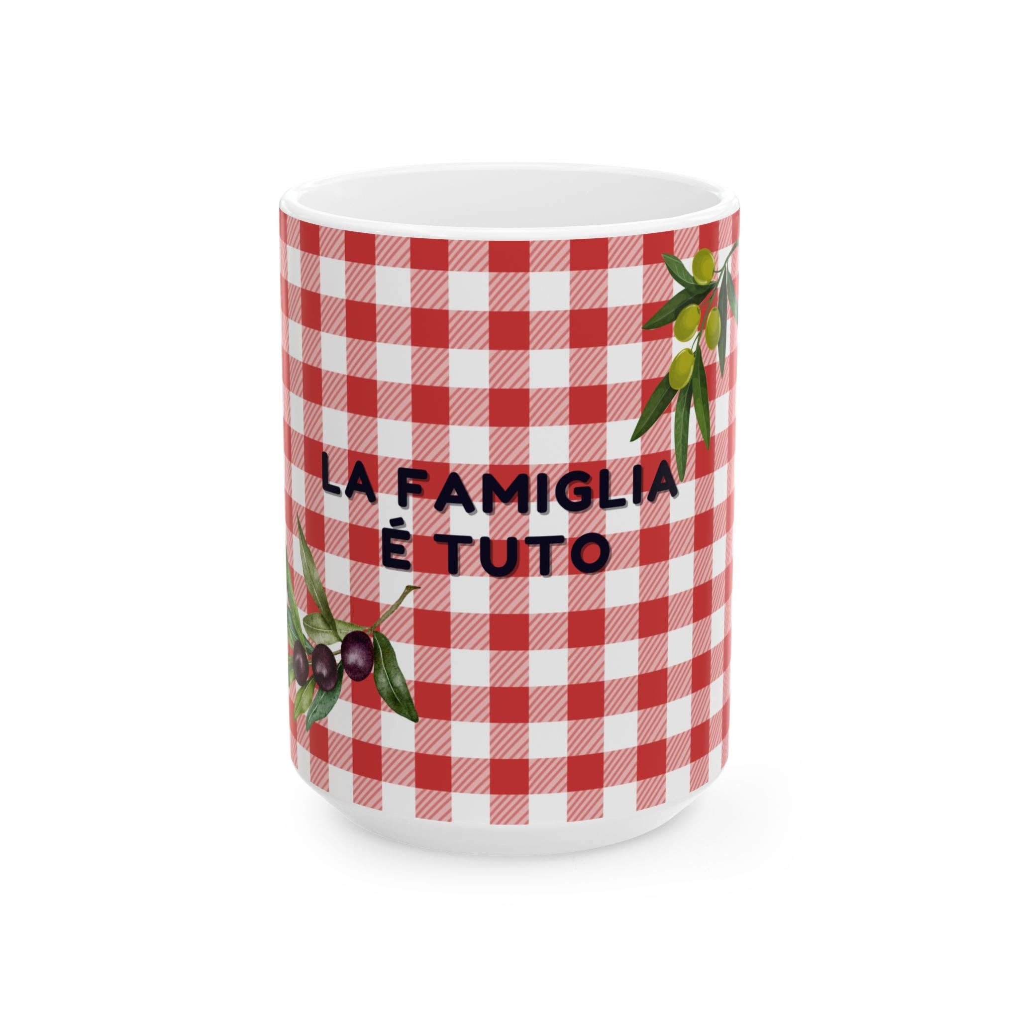 MARA Style - Wholesale Coffee Mug - Italian "Family is Everything" Ceramic Mug, La Famiglia é tuto1