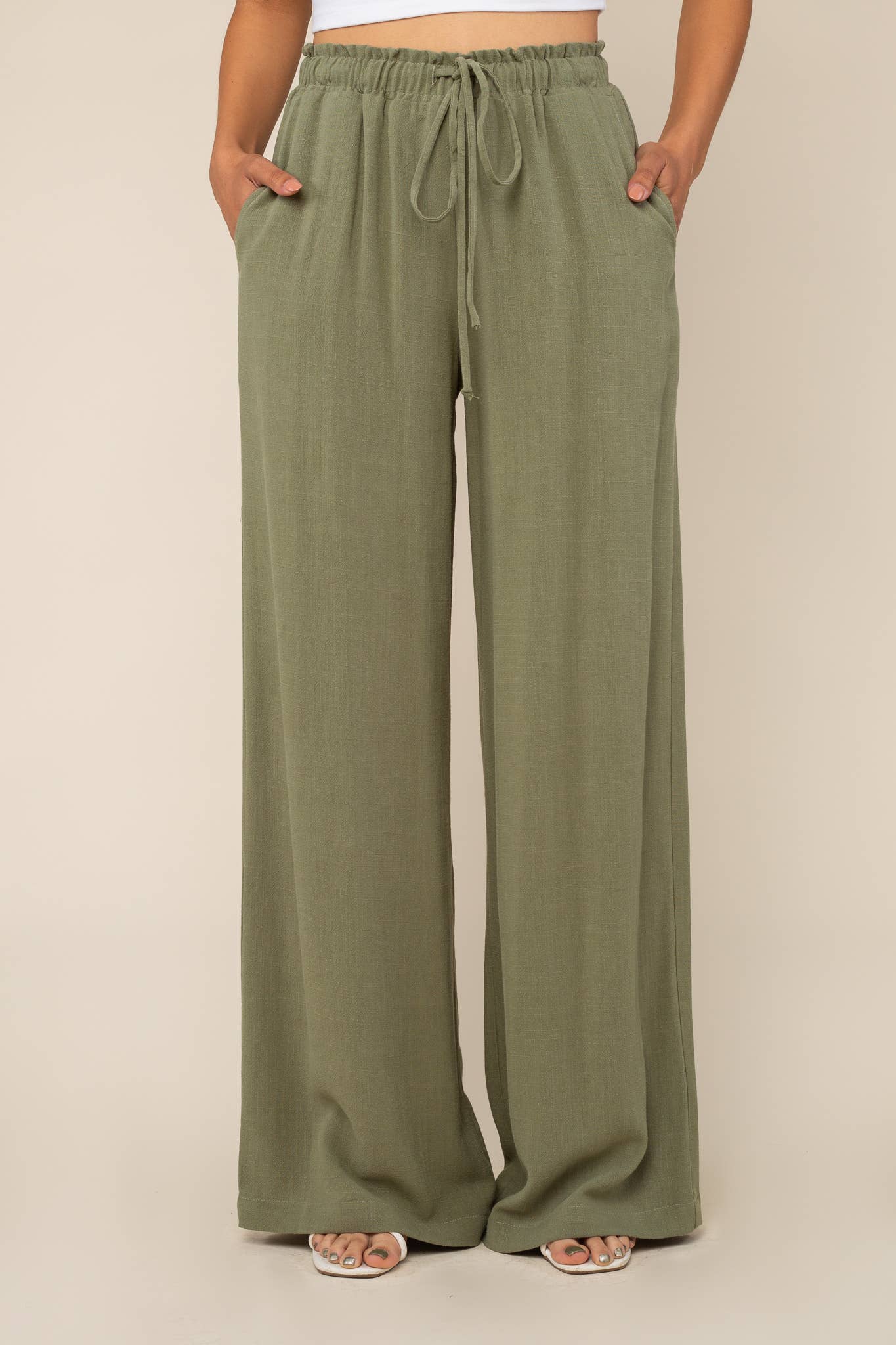 NLT - Wholesale Pants - Women's - Cove Linen Pant | Wide Leg Full Length9