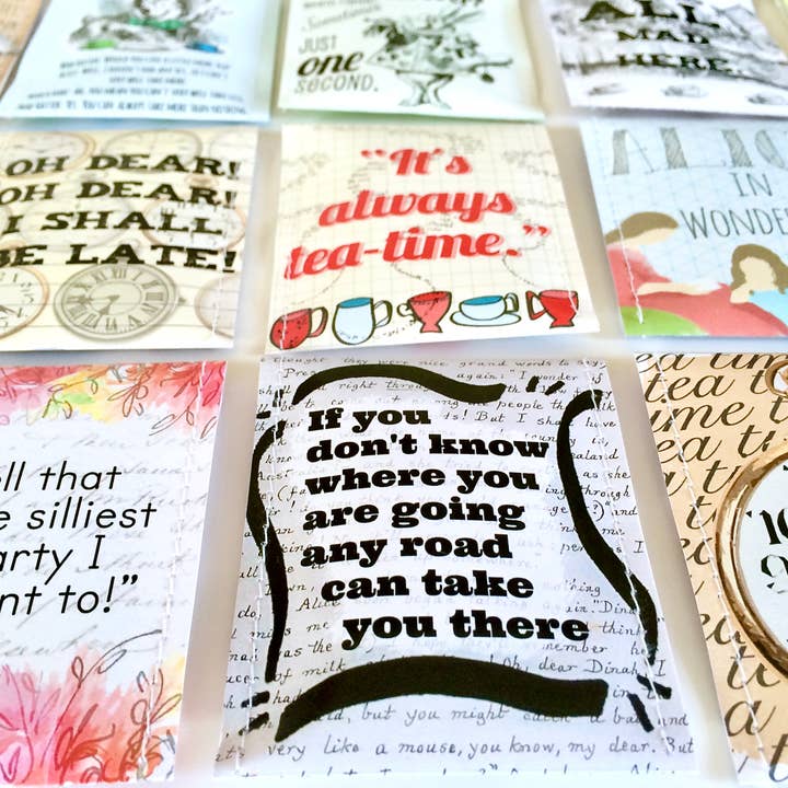 Victoria Mae Designs - Wholesale Tea bags - Alice in Wonderland Tea - 50 Loose Unboxed Tea Envelopes5