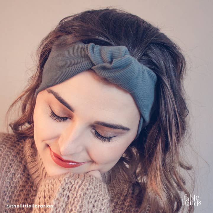 Atlantia Blue - Diadema anudada para venta al por mayor de Fablebands