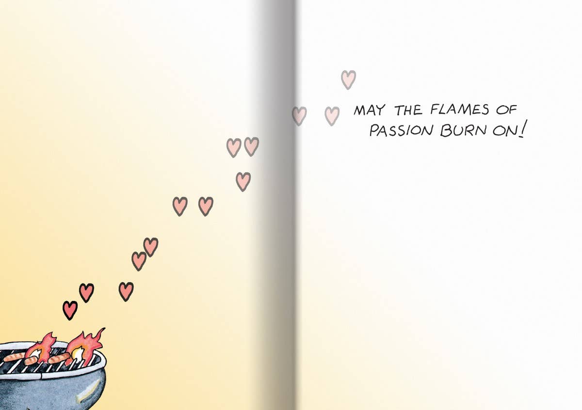 Oatmeal Studios - Vendita all'ingrosso Biglietti di auguri per anniversario - Biglietto Anniversario Barbecue - 85851