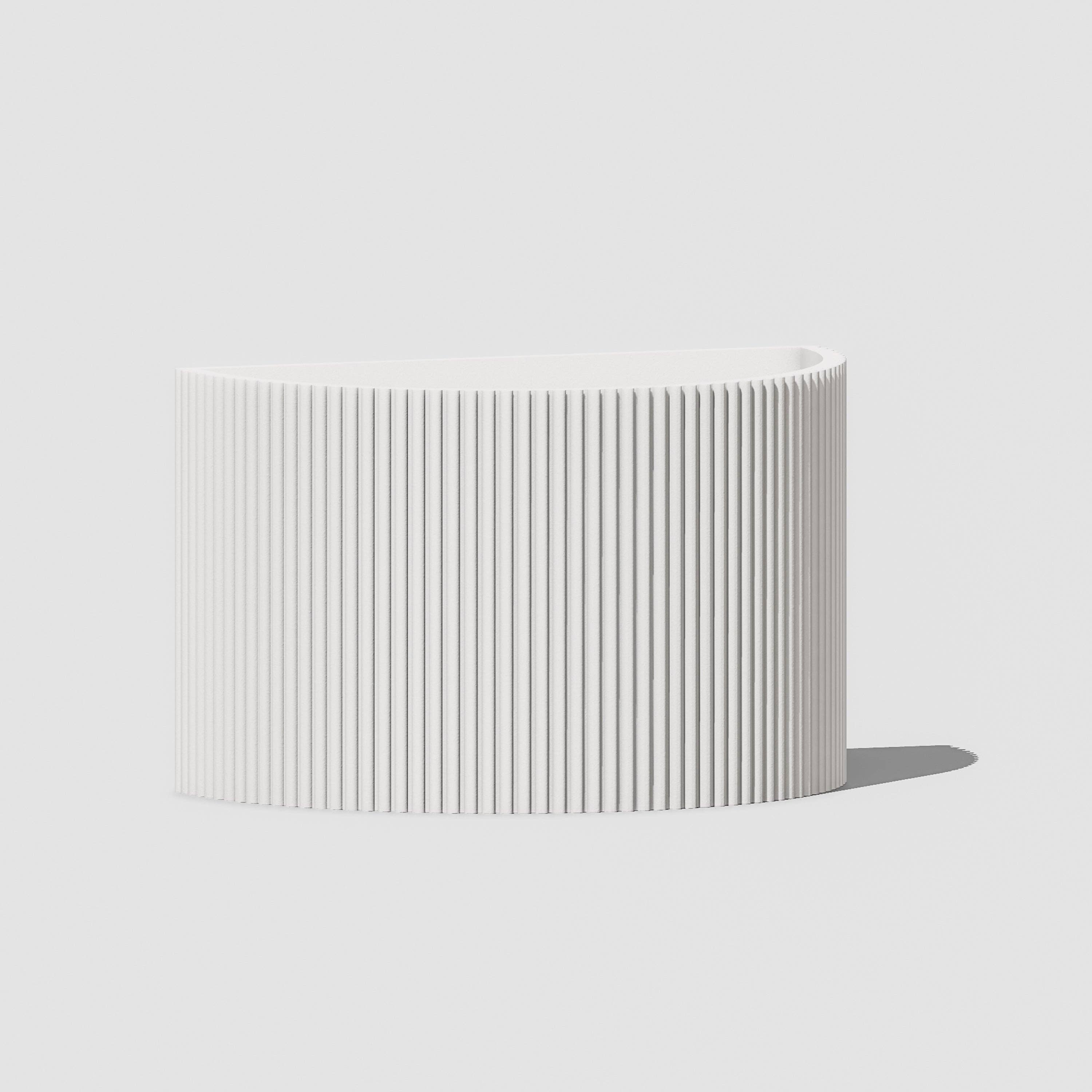 Rosebud Homegoods - Wholesale Wall Planter - Ribbed Wall Planter12
