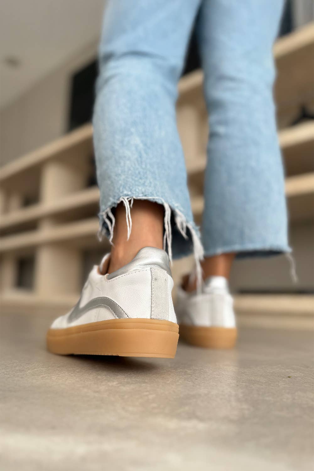 PMK SHOES – wholesale Lifestyle trainers – Women′s – Novalis white crep3