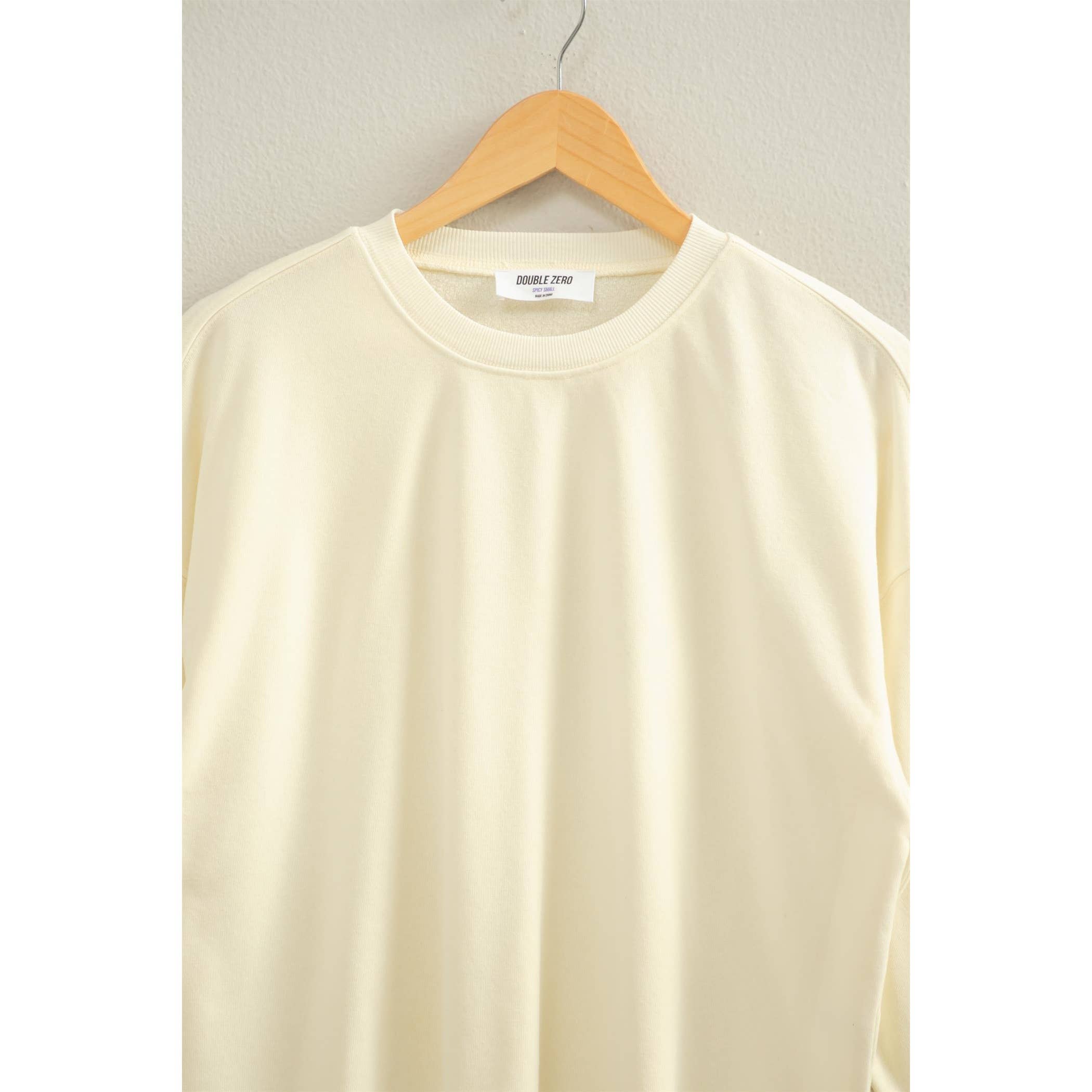 HYFVE - Wholesale Sweatshirt - Women's - Cropped Crewneck Sweatshirt With Oversized Sleeves12