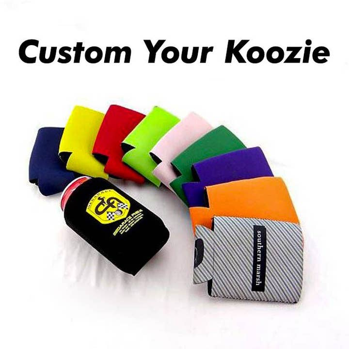 RUSPEPA - Wholesale Drink Huggers & Koozies - Personalized Can Koozie, Custom Can Coolers - multiple color