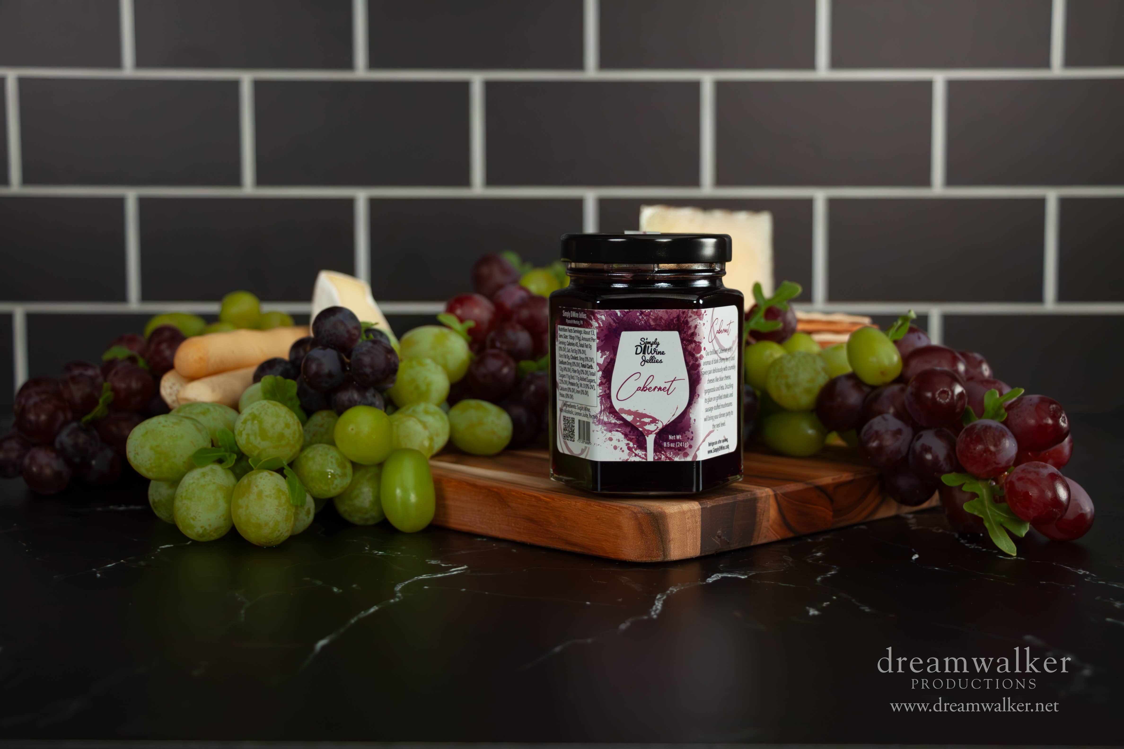Simply DiWine Jellies, LLC - Wholesale Jam/Jelly - Cabernet Wine Jelly 8.5oz2