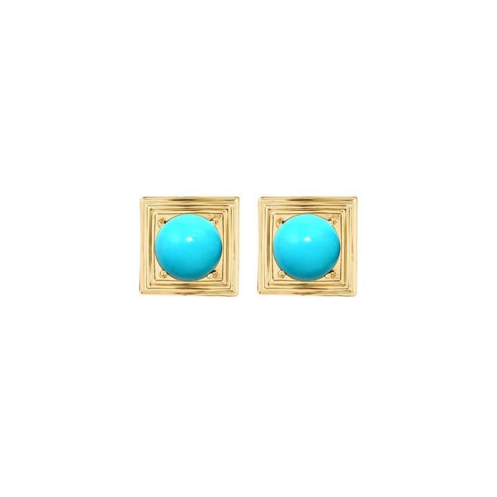 Ninon - Wholesale Stud/Post Earrings - Lampi Kare Küpe