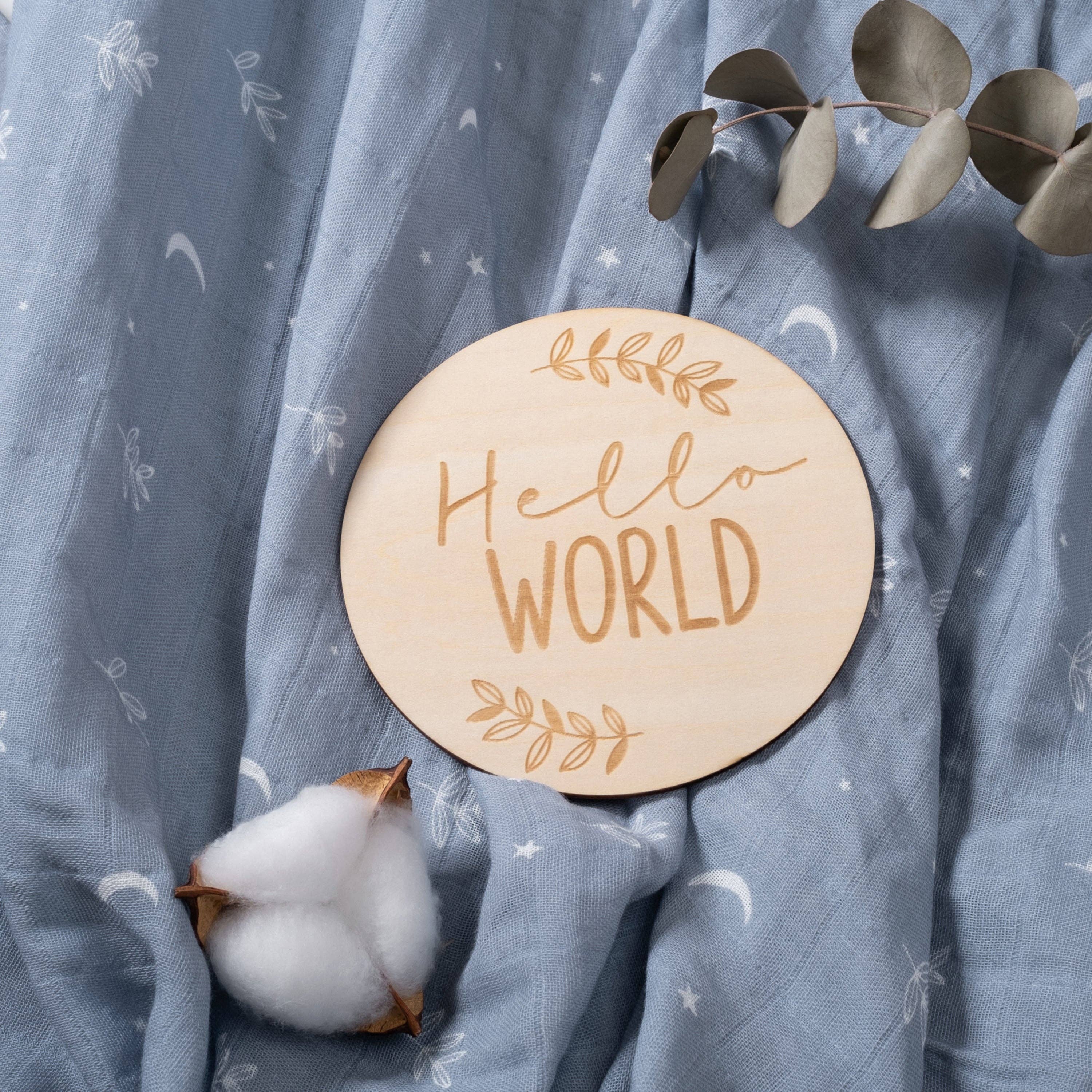 Miaoberry - Wholesale Swaddle Set - Baby - Organic Muslin Swaddle Set with Matching Beanie and Bow, Moon Blue8