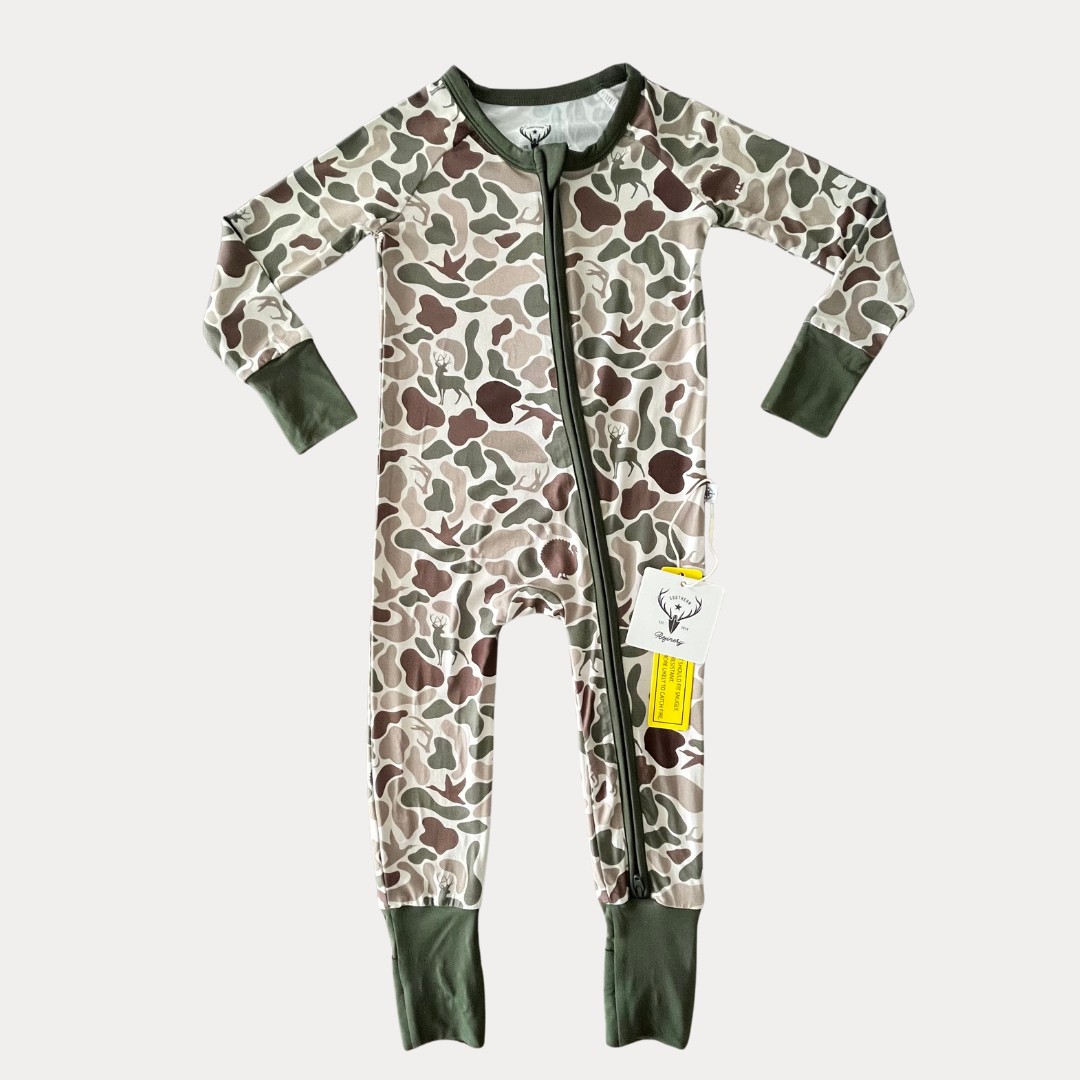 Southern Refinery – Engroshandel Pyjamasæt - Børn – camo, jagt, bambus pyjamas0