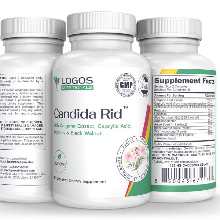 Candida Rid™ voor wholesale door Logos Nutritionals, LLC