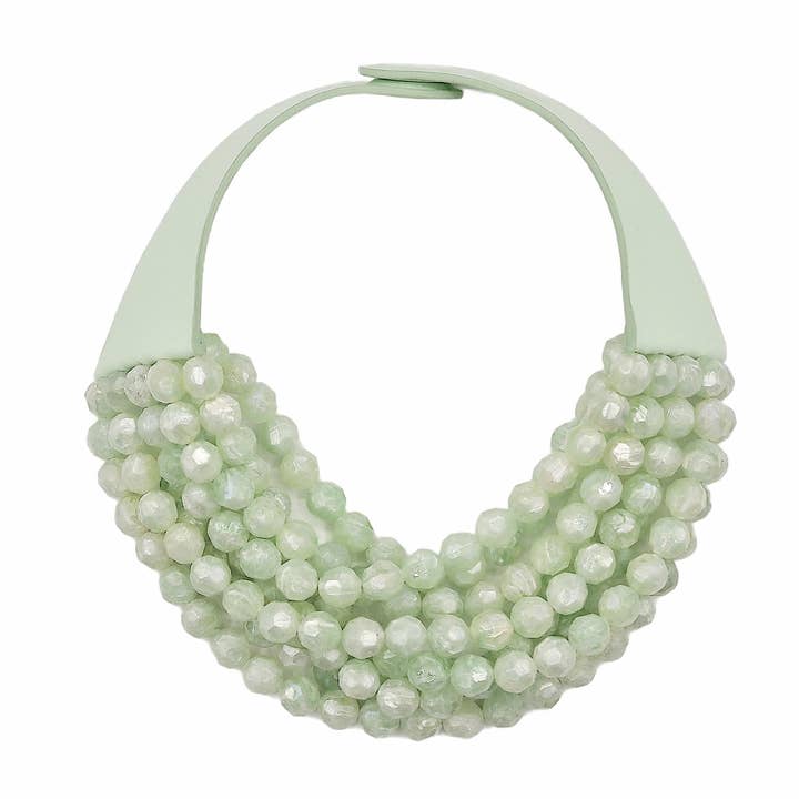 Pearlized Bella Green for wholesale by Fairchild Baldwin